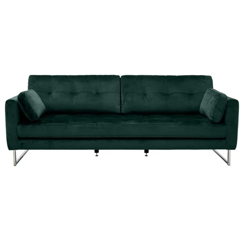 Sofa skandynawska Helsinki 4os. zielony welur