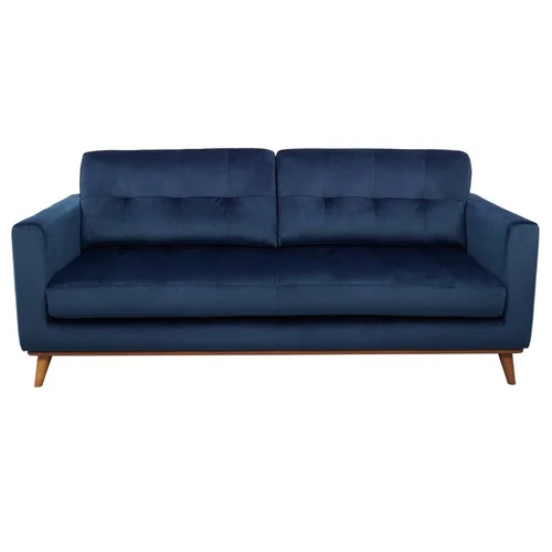 Sofa skandynawska Boden 3os. granatowy welur