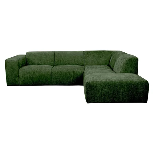 Narożnik modułowy Borga prawy bottle green