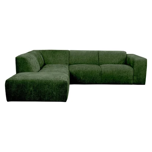 Narożnik modułowy Borga lewy bottle green