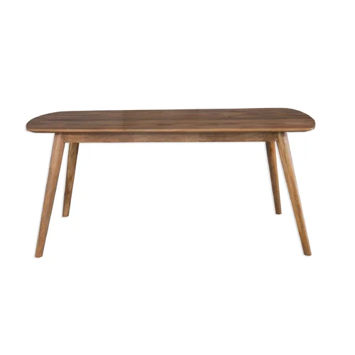 Komplet duży stół do salonu 175cm i 6 krzeseł z litego drewna mango Copenhagen - zdjęcie 1